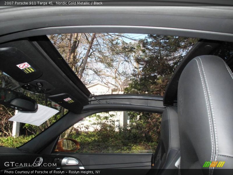 Nordic Gold Metallic / Black 2007 Porsche 911 Targa 4S