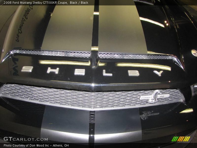 Black / Black 2008 Ford Mustang Shelby GT500KR Coupe