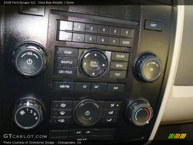 Vista Blue Metallic / Stone 2008 Ford Escape XLS