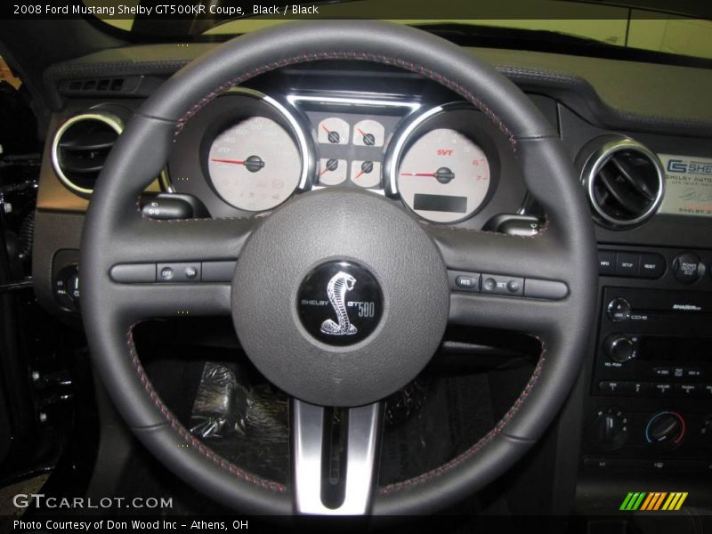 Black / Black 2008 Ford Mustang Shelby GT500KR Coupe