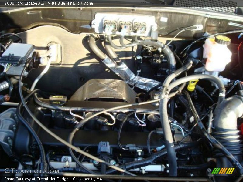 Vista Blue Metallic / Stone 2008 Ford Escape XLS
