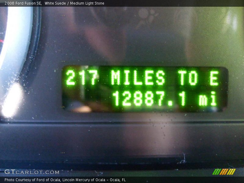White Suede / Medium Light Stone 2008 Ford Fusion SE