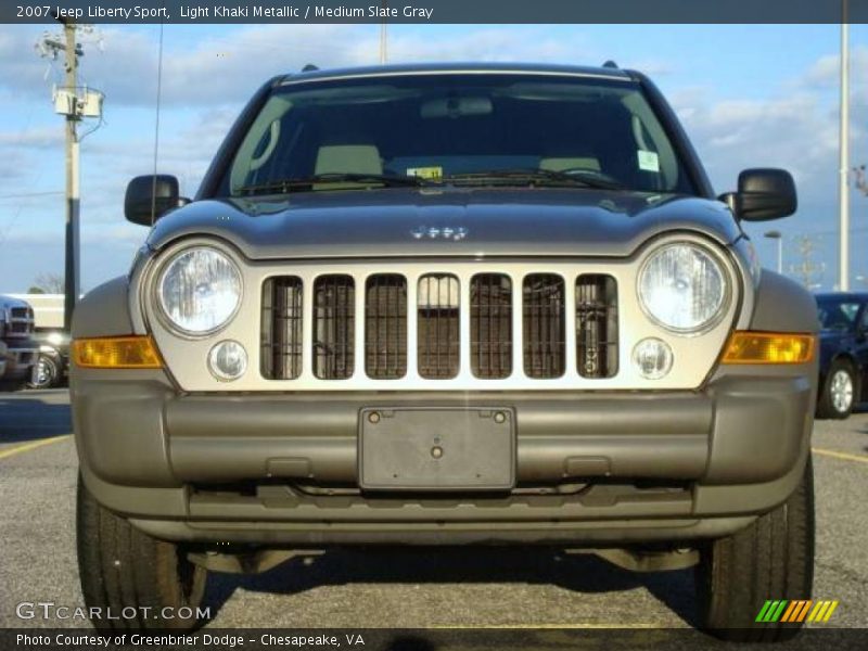 Light Khaki Metallic / Medium Slate Gray 2007 Jeep Liberty Sport