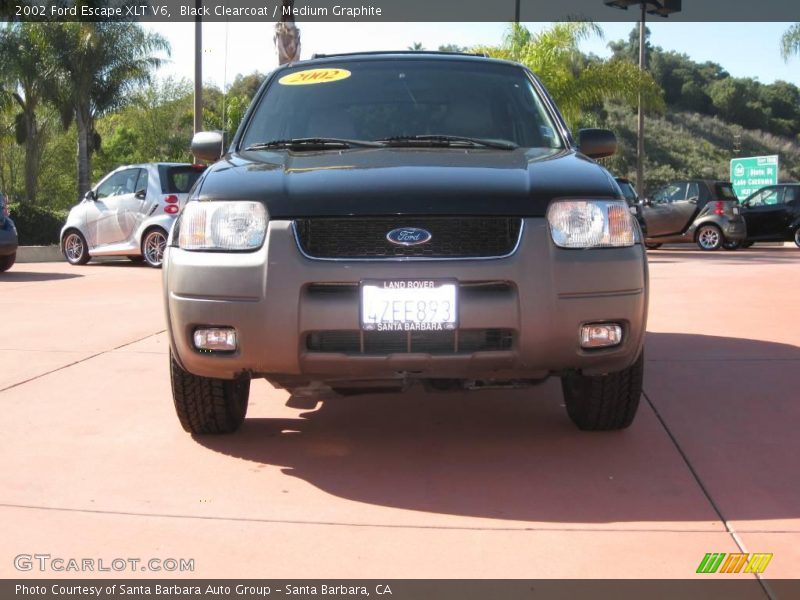 Black Clearcoat / Medium Graphite 2002 Ford Escape XLT V6