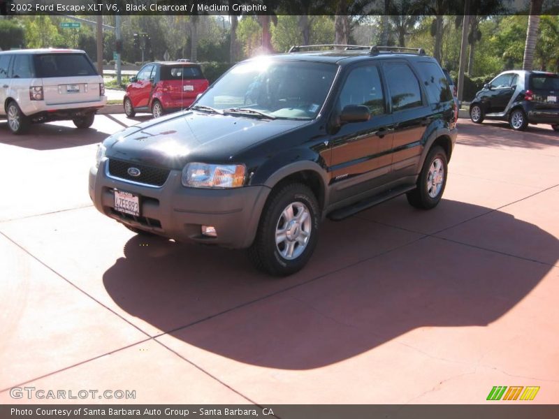Black Clearcoat / Medium Graphite 2002 Ford Escape XLT V6