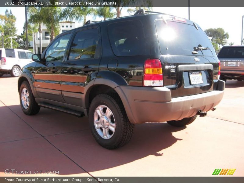 Black Clearcoat / Medium Graphite 2002 Ford Escape XLT V6