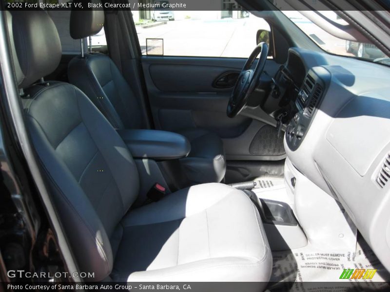 Black Clearcoat / Medium Graphite 2002 Ford Escape XLT V6