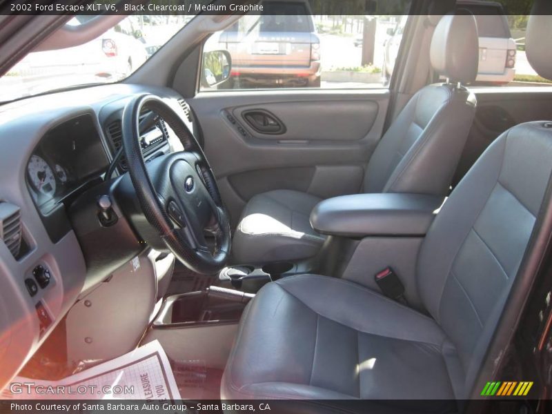 Black Clearcoat / Medium Graphite 2002 Ford Escape XLT V6