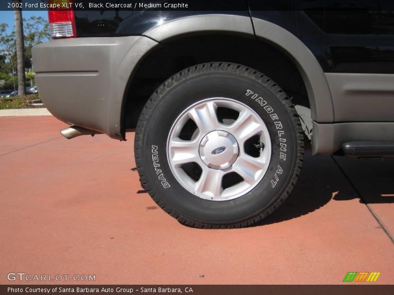 Black Clearcoat / Medium Graphite 2002 Ford Escape XLT V6