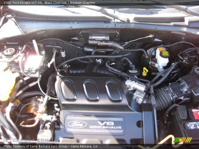 Black Clearcoat / Medium Graphite 2002 Ford Escape XLT V6