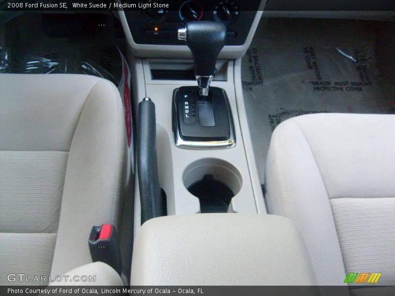 White Suede / Medium Light Stone 2008 Ford Fusion SE