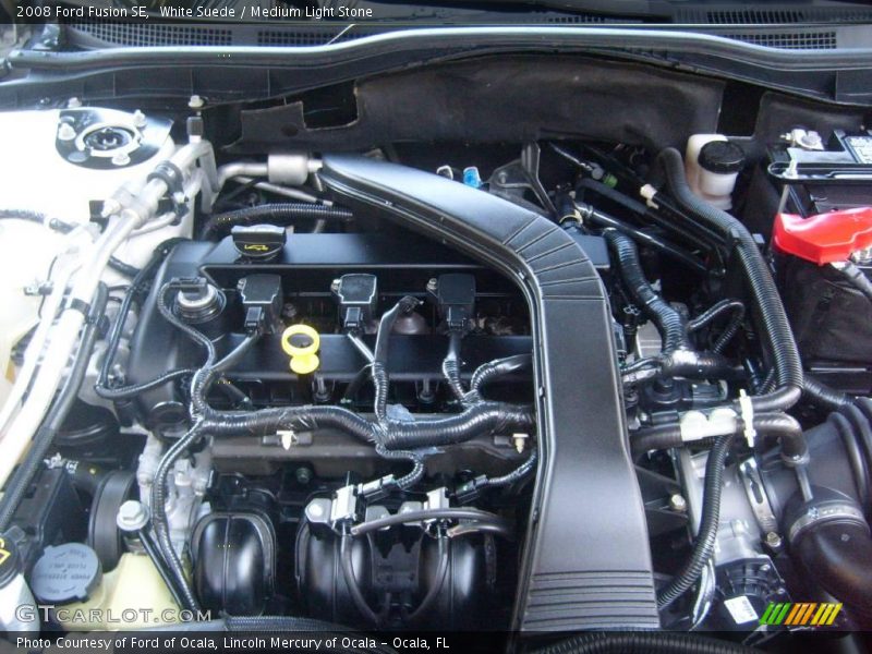 White Suede / Medium Light Stone 2008 Ford Fusion SE