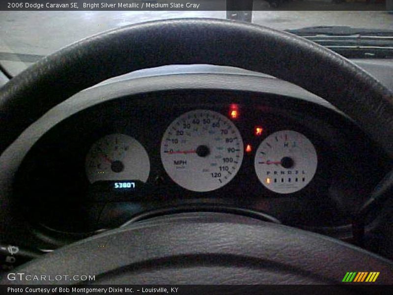 Bright Silver Metallic / Medium Slate Gray 2006 Dodge Caravan SE
