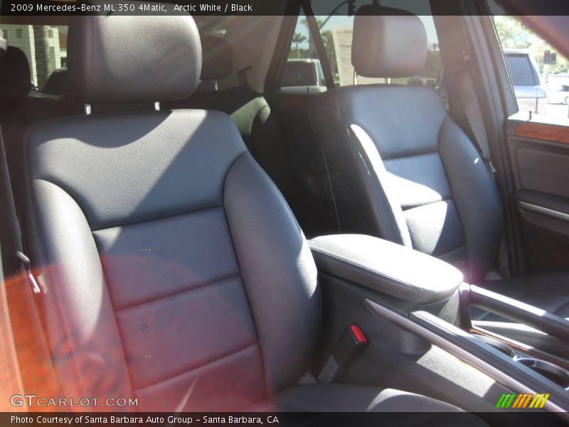 Arctic White / Black 2009 Mercedes-Benz ML 350 4Matic
