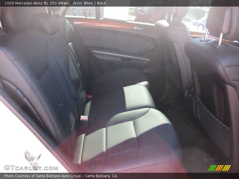 Arctic White / Black 2009 Mercedes-Benz ML 350 4Matic