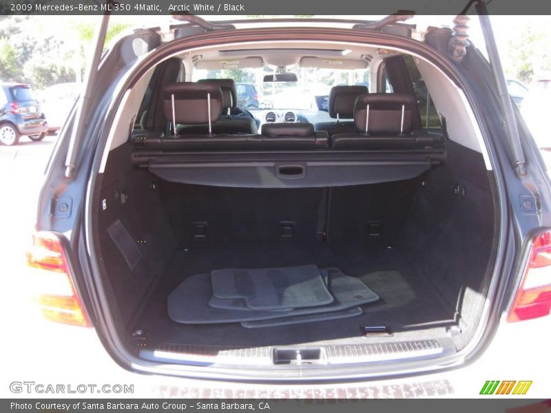 Arctic White / Black 2009 Mercedes-Benz ML 350 4Matic