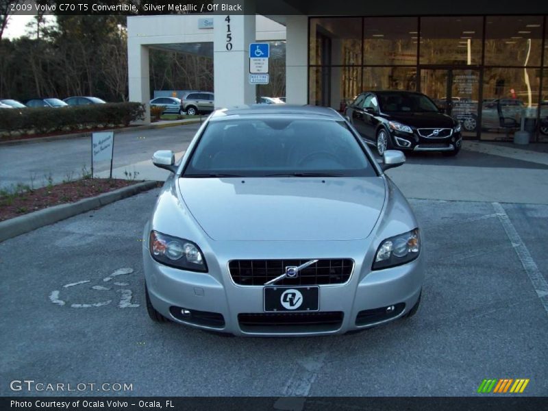 Silver Metallic / Off Black 2009 Volvo C70 T5 Convertible