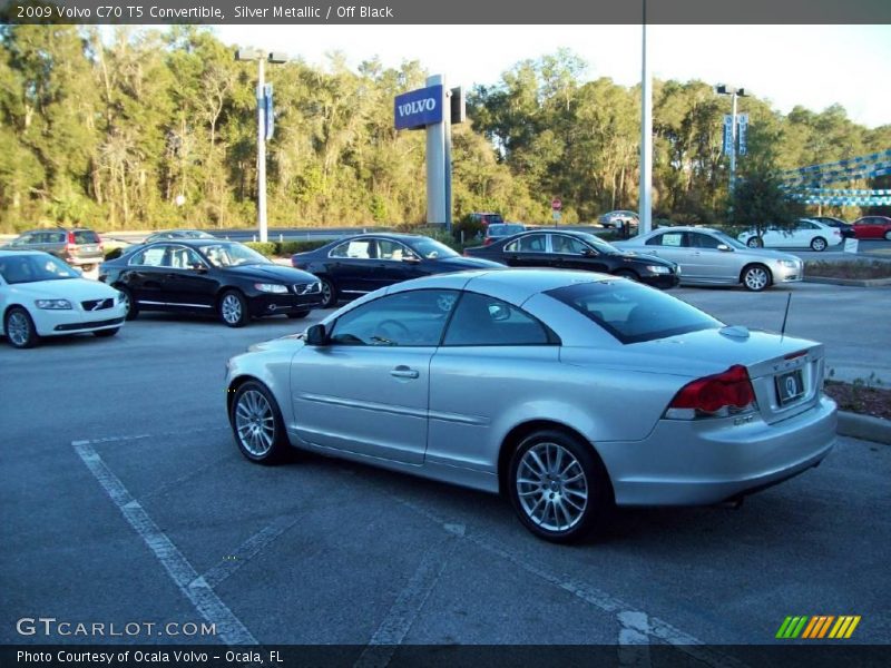 Silver Metallic / Off Black 2009 Volvo C70 T5 Convertible