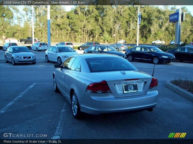 Silver Metallic / Off Black 2009 Volvo C70 T5 Convertible