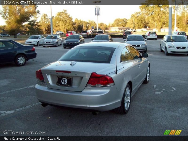 Silver Metallic / Off Black 2009 Volvo C70 T5 Convertible