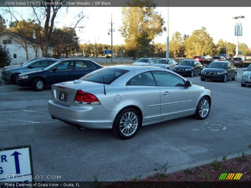 Silver Metallic / Off Black 2009 Volvo C70 T5 Convertible