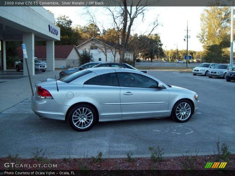 Silver Metallic / Off Black 2009 Volvo C70 T5 Convertible