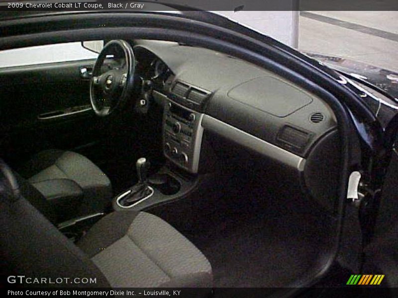 Black / Gray 2009 Chevrolet Cobalt LT Coupe