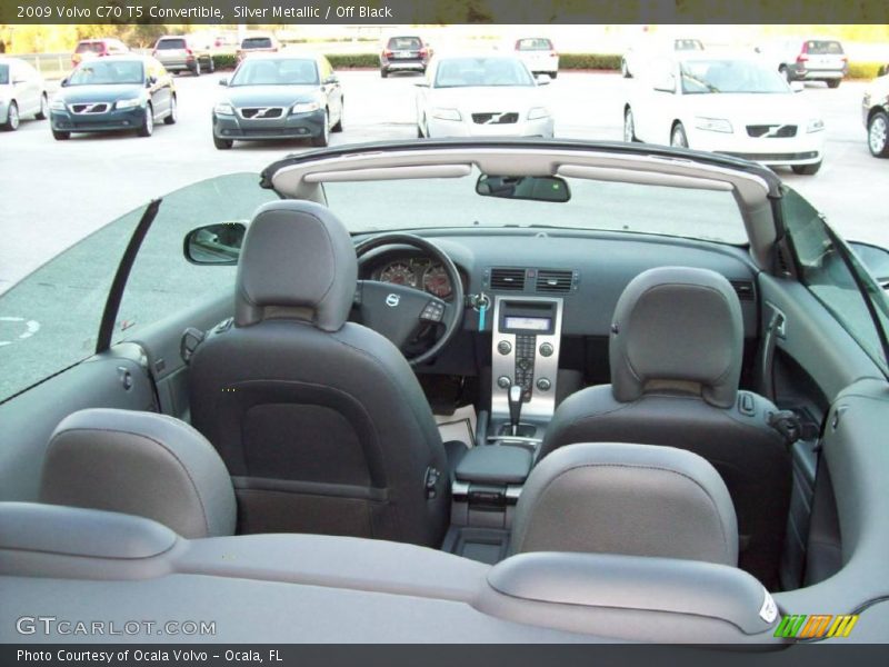 Silver Metallic / Off Black 2009 Volvo C70 T5 Convertible