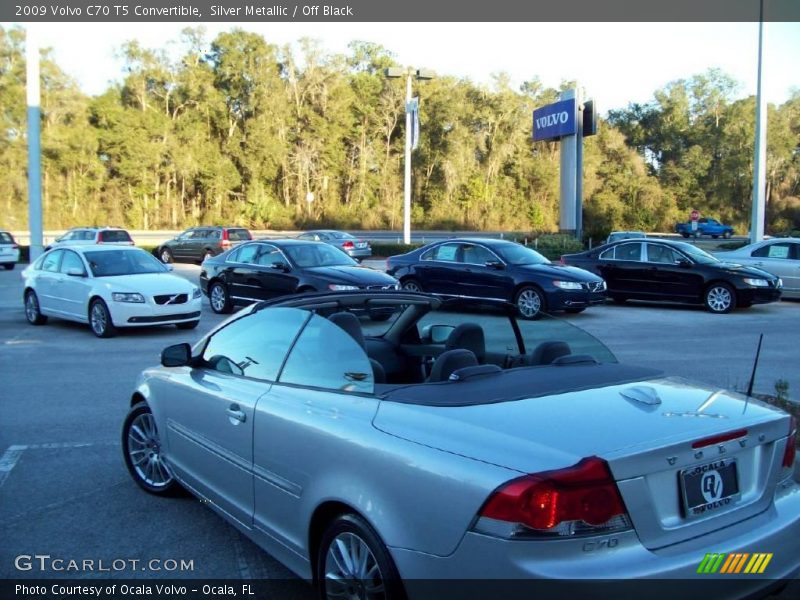 Silver Metallic / Off Black 2009 Volvo C70 T5 Convertible