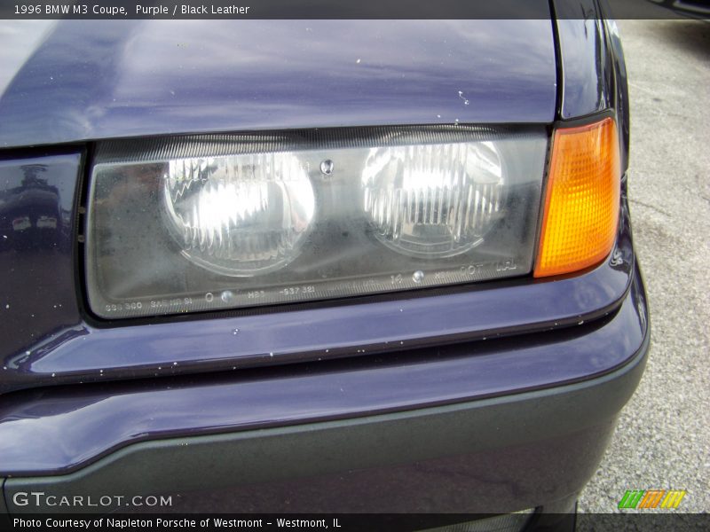 Purple / Black Leather 1996 BMW M3 Coupe