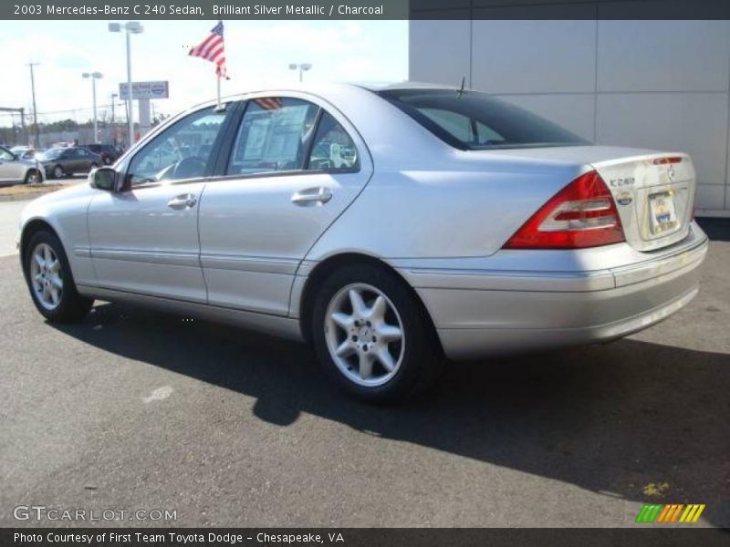 Brilliant Silver Metallic / Charcoal 2003 Mercedes-Benz C 240 Sedan