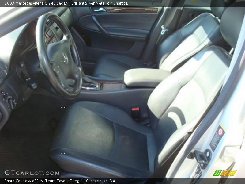 Brilliant Silver Metallic / Charcoal 2003 Mercedes-Benz C 240 Sedan