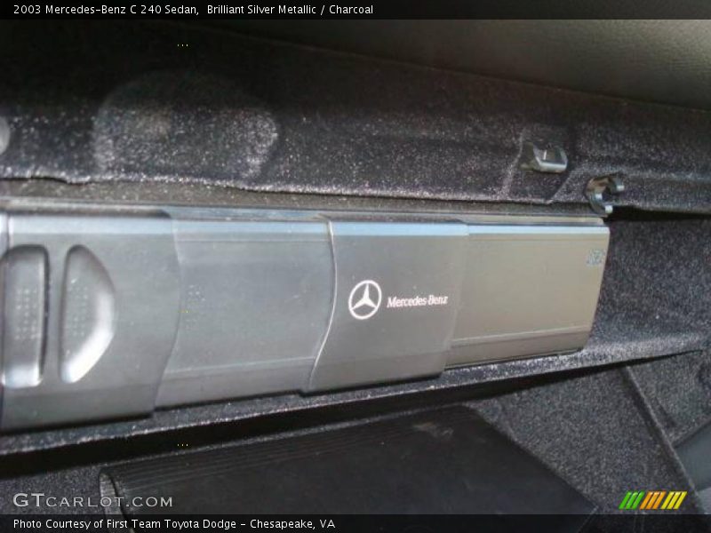 Brilliant Silver Metallic / Charcoal 2003 Mercedes-Benz C 240 Sedan