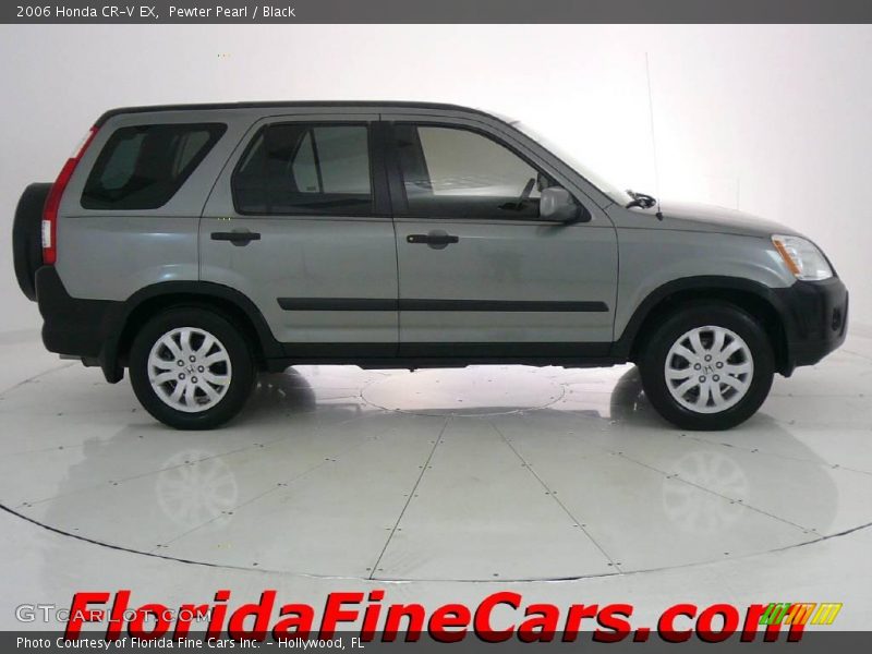 Pewter Pearl / Black 2006 Honda CR-V EX