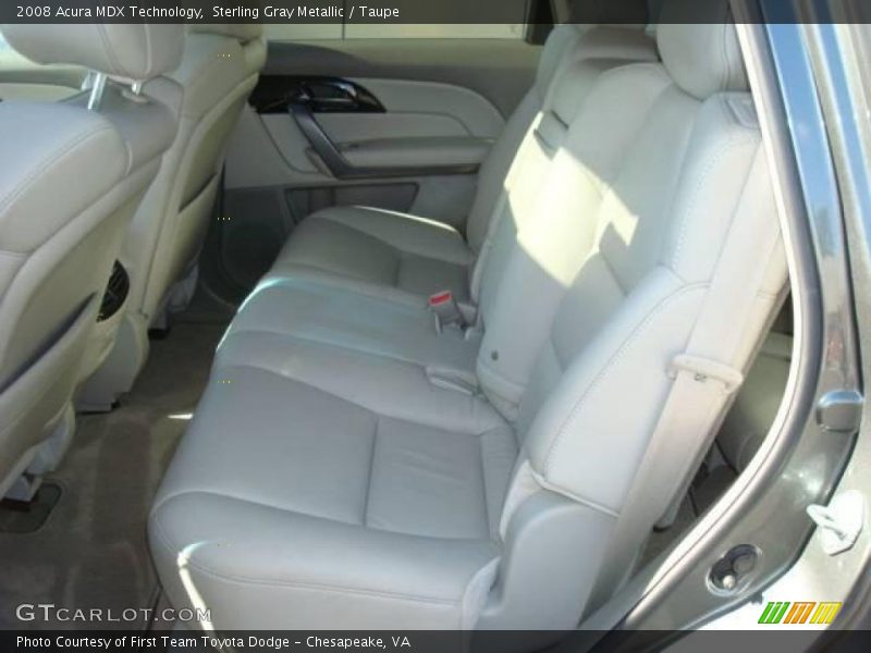 Sterling Gray Metallic / Taupe 2008 Acura MDX Technology
