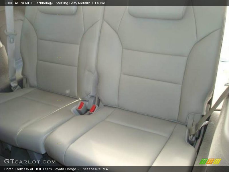 Sterling Gray Metallic / Taupe 2008 Acura MDX Technology