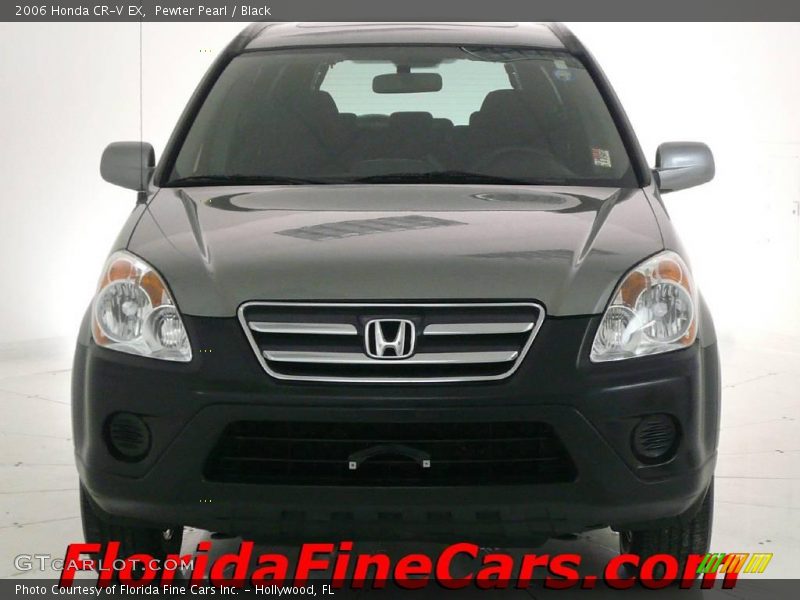 Pewter Pearl / Black 2006 Honda CR-V EX