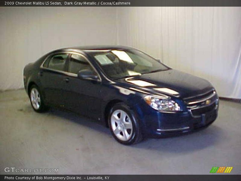 Dark Gray Metallic / Cocoa/Cashmere 2009 Chevrolet Malibu LS Sedan