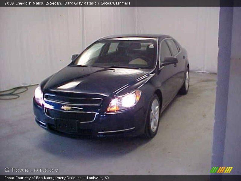 Dark Gray Metallic / Cocoa/Cashmere 2009 Chevrolet Malibu LS Sedan