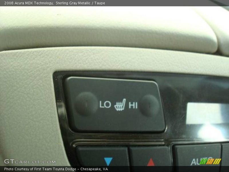 Sterling Gray Metallic / Taupe 2008 Acura MDX Technology