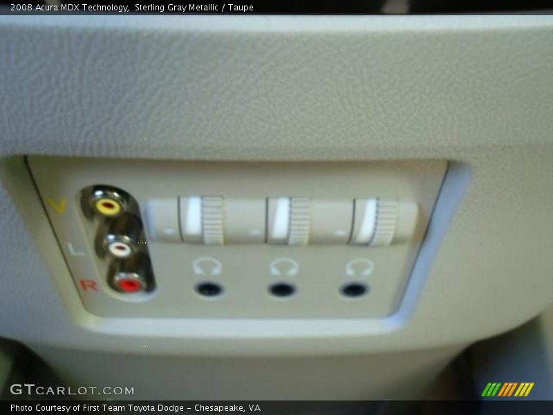 Sterling Gray Metallic / Taupe 2008 Acura MDX Technology