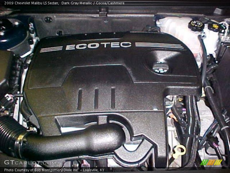 Dark Gray Metallic / Cocoa/Cashmere 2009 Chevrolet Malibu LS Sedan