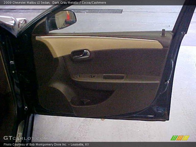 Dark Gray Metallic / Cocoa/Cashmere 2009 Chevrolet Malibu LS Sedan