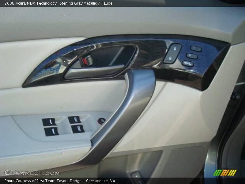 Sterling Gray Metallic / Taupe 2008 Acura MDX Technology