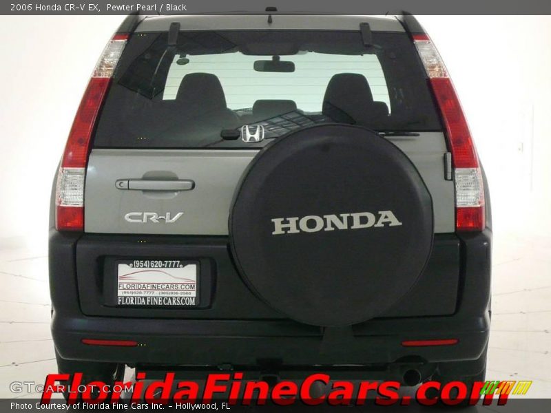 Pewter Pearl / Black 2006 Honda CR-V EX