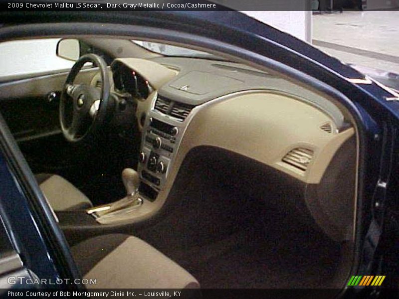 Dark Gray Metallic / Cocoa/Cashmere 2009 Chevrolet Malibu LS Sedan
