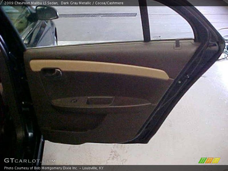 Dark Gray Metallic / Cocoa/Cashmere 2009 Chevrolet Malibu LS Sedan