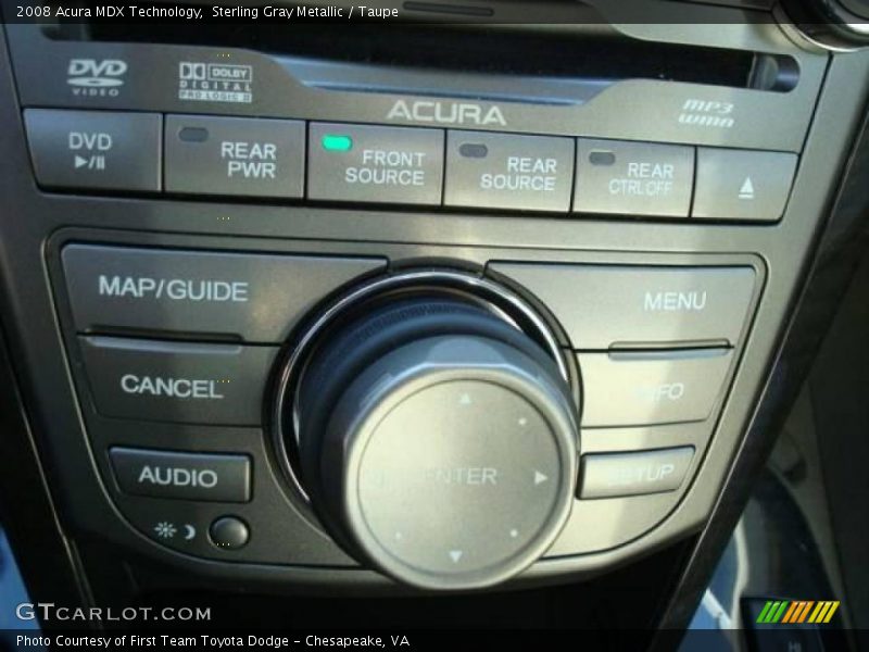 Sterling Gray Metallic / Taupe 2008 Acura MDX Technology