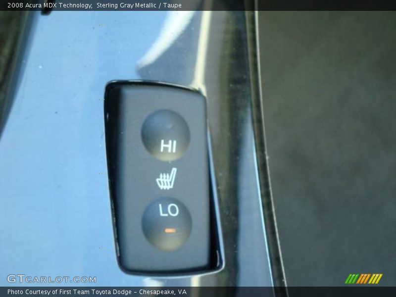 Sterling Gray Metallic / Taupe 2008 Acura MDX Technology