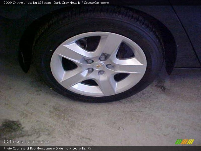 Dark Gray Metallic / Cocoa/Cashmere 2009 Chevrolet Malibu LS Sedan